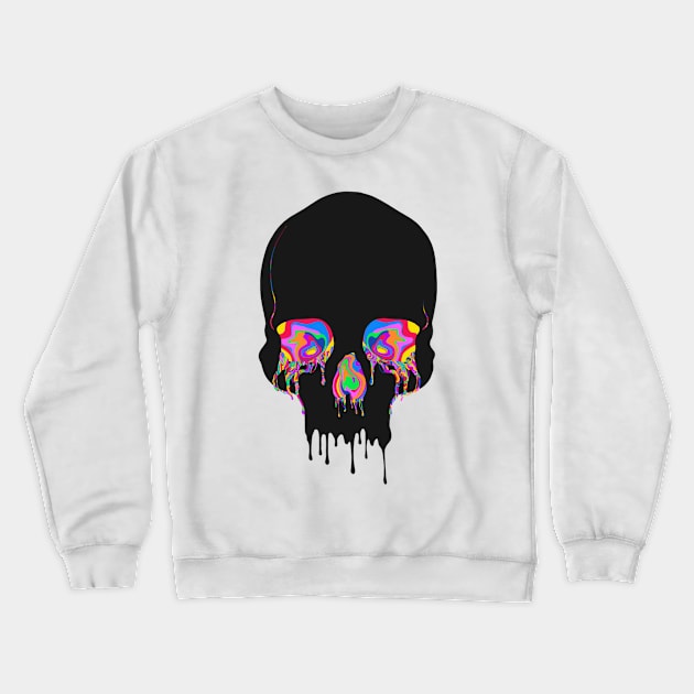 Psychedelic Skull Crewneck Sweatshirt by Cheerhio